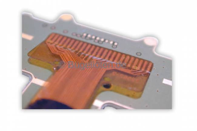Soldering of a flex foil on a PCB